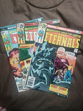 The Eternals 1,  2,  3 Key - 1st Appearance Movie Coming