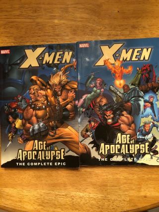 Xmen Age Of Apocalypse Complete Epic Books 1,  2