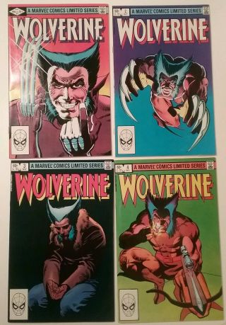 Wolverine Limited Series 1 - 4 (marvel Comics 1982) Frank Miller