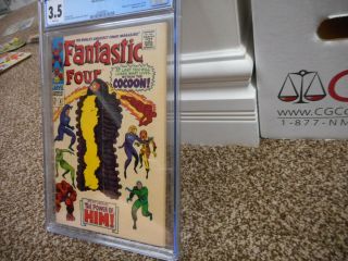 Fantastic Four 67 cgc 3.  5 Marvel 1967 1st appearance HIM Warlock WHITE pgs Lee 2