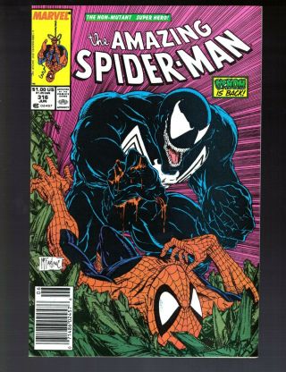 Spider - Man 316 Marvel Comics (1989) Classic Venom Vf/nm Mcfarlane (a)