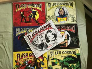 Flash Gordon 7 Volume Checker Set Alex Raymond Hardback Set
