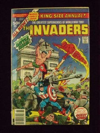 The Invaders King - Size Annual,  No.  1,  1977,  8.  5,  Vf,