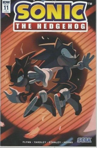 Sonic The Hedgehog 11 1:10 Variant Sega Idw Comic 1st Print 2018 Unread Nm