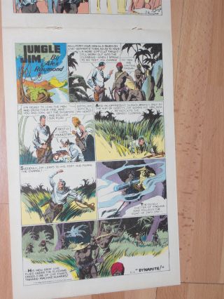 Jungle Jim By Alex Raymond Sundays In Sequence 1934 To 1936 (since The 1st One)