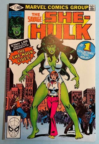 The Savage She - Hulk 1 Marvel Comics 1979 1st App.  Jennifer Walters Higher Grade