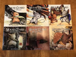 Mouse Guard - Complete Set 1 - 6 Belly Of The Beast 6 Comics Near