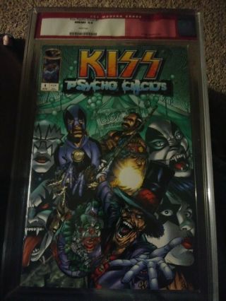 Kiss: Psycho Circus 1 Image Comics 8/97cgc Nm/mt 9.  8 White Pages Medina Art