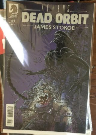 Dark Horse Comics Aliens Dead Orbit James Stokoe First Print Nm Issues 1 - 4
