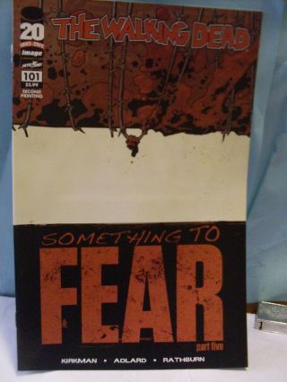 (c - 9) The Walking Dead 101b 2nd Printing Cgc 9.  8 (part 5)
