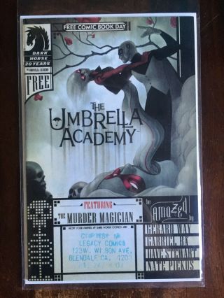 Umbrella Academy Nn Fcbd Nm 1st Appearance Netflix Gerard Way Chemical Romance