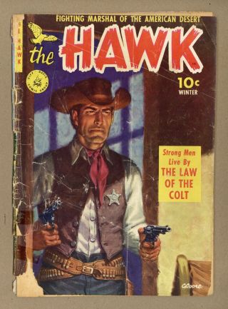 Hawk,  The (ziff Davis/st.  John) 1 1951 Fr 1.  0
