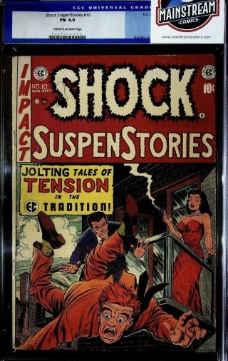 Shock Suspenstories 10 - Ec Comics - Cgc Graded 6.  0