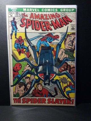 1972 Spider - Man 105 The Spider Slayer Spencer Smythe App