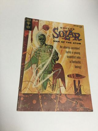 Doctor Solar Man Of The Atom 1 Fn - Fine - 5.  5 First Doctor Solar Gold Key Sa