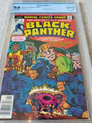 Black Panther 1 Cbcs 9.  6 Marvel 1977 1st In Own Title Like Cgc
