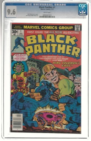 Marvel Comic’s Black Panther 1 Cgc 9.  6