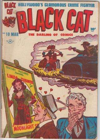 Black Cat - Crime Fighter - March 1948 No.  10
