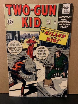 Two Gun Kid 61 1963 Stan Lee Jack Kirby Combine