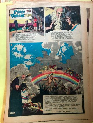 51 Hal Foster Prince Valiant Sunday Full Pages 800 - 851 W/ Hal Foster Signature