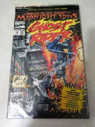 Rise Of The Midnight Sons Parts 1 2 3 4 5 6 Ghost Rider 28 Vengeance Nm