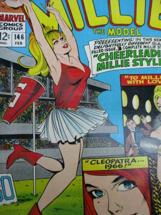 Millie The Model Marvel Silver Age Stan Lee Goldberg 146 130 Paper Doll 1960s