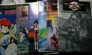 Protoculture Addicts The Official Robotech Fanzine 1 - 3 - 4 - 5 - 7 1989