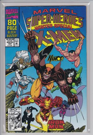 Marvel Heroes 8 Winter Special 1991 (vf -) 1st Appearance Squirrel Girl