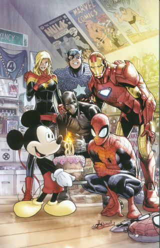 Marvel Comics 1000 D23 Expo Mickey Variant Cover Edition