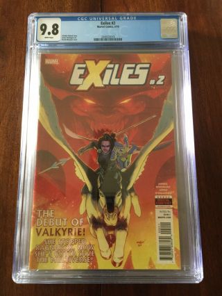 Exiles 2 2018 Ahmed 1st Appearance Valkyrie Thor Movie Cgc 9.  8 Nm/mt
