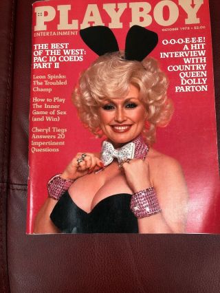 Playboy October 1978 / Dolly Parton / Older Women /heavyweight Champ Leon Spinks