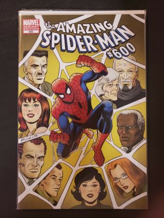 The Spider - Man 600 1:25 Romita Sr Variant 2009 Vf/nm Marvel Comics
