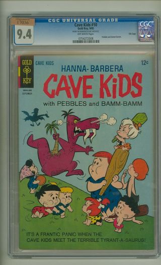 Cave Kids 10 (cgc 9.  4) O/w Pages; File Copy; Pebbles & Bamm - Bamm; 1965 (c 24980)