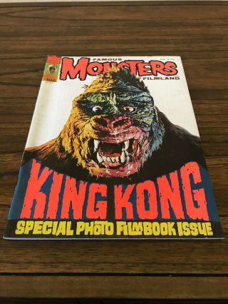Famous Monsters Of Filmland 108 King Kong Special Photo Filmbook Issue Nr Fine