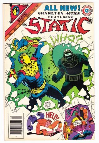 Charlton Action Featuring Static 12 - 1985 - All Steve Ditko Art - Very Fine