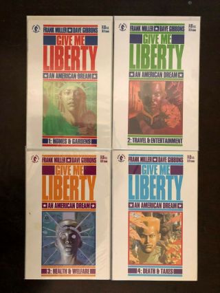 Give Me Liberty Vol 1,  2,  3 And 4.  Complete Set Frank Miller 4 Volumes.
