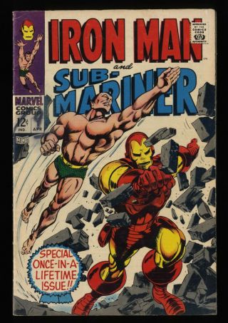 Iron Man And Sub - Mariner 1 Vg 4.  0