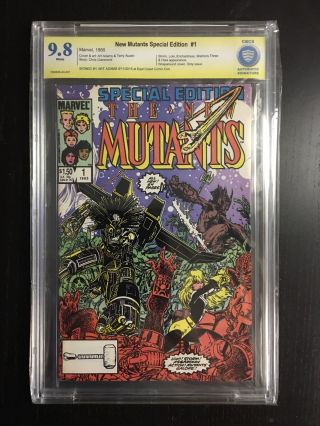 The Mutants Special Edition 1 Cbcs 9.  8 Nm/m Ss Arthur Art Adams Signed 1985
