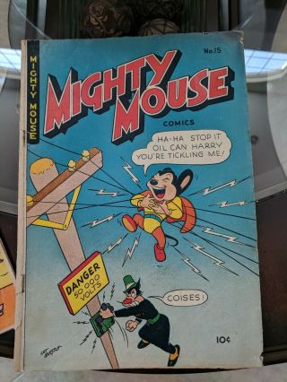 Mighty Mouse,  Volume 1,  No.  15,  Feb 1950 (st.  John Publishing Company)