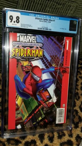 Ultimate Spider - Man 1 Cgc 9.  8 White Pages
