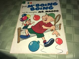 Gerald Mcboing Boing & The Nearsighted Mr.  Magoo 1953 Dell Comic Book 4 Fb1
