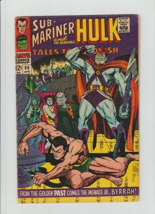 Tales To Astonish 90 (apr.  1967,  Marvel) Fn - (5.  5) 1st.  App.  Of The Abomination