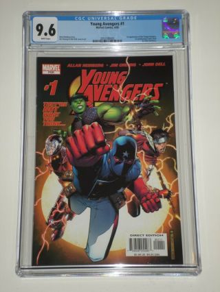 Young Avengers 1 (2005) Cgc 9.  6 1st Kate Bishop,  Hulkling,  Wiccan