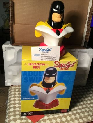 Space Ghost Limited Edition Bust Comic Book Superhero Cartoon Network Inbox