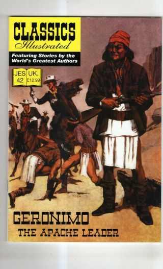 Classics Illustrated 42 Geronimo The Apache Leader Comic Book Uk