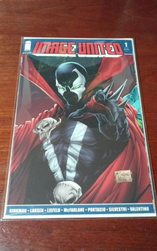 Image United 1 Spawn Cover By Todd Mcfarlane Variant Nm Image Comics