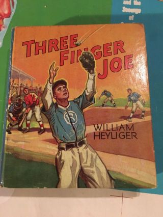 Hardcover Three Finger Joe Saalfield Big Little Book