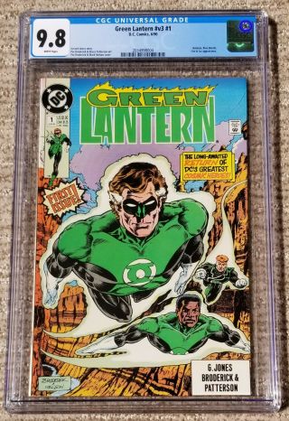 Green Lantern 1 – Marvel Comics 1991 – Cgc 9.  8 Nm/mt