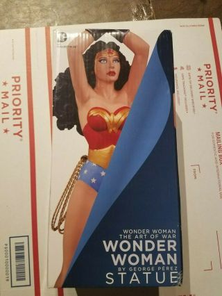 Dc Collectibles Wonder Woman Art Of War Statue George Perez