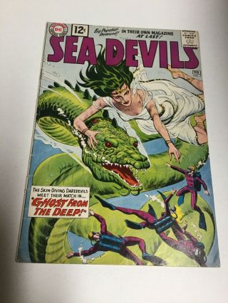 Sea Devils 3 Vg/fn Very Good / Fine 5.  0 Dc Comics Silver Age